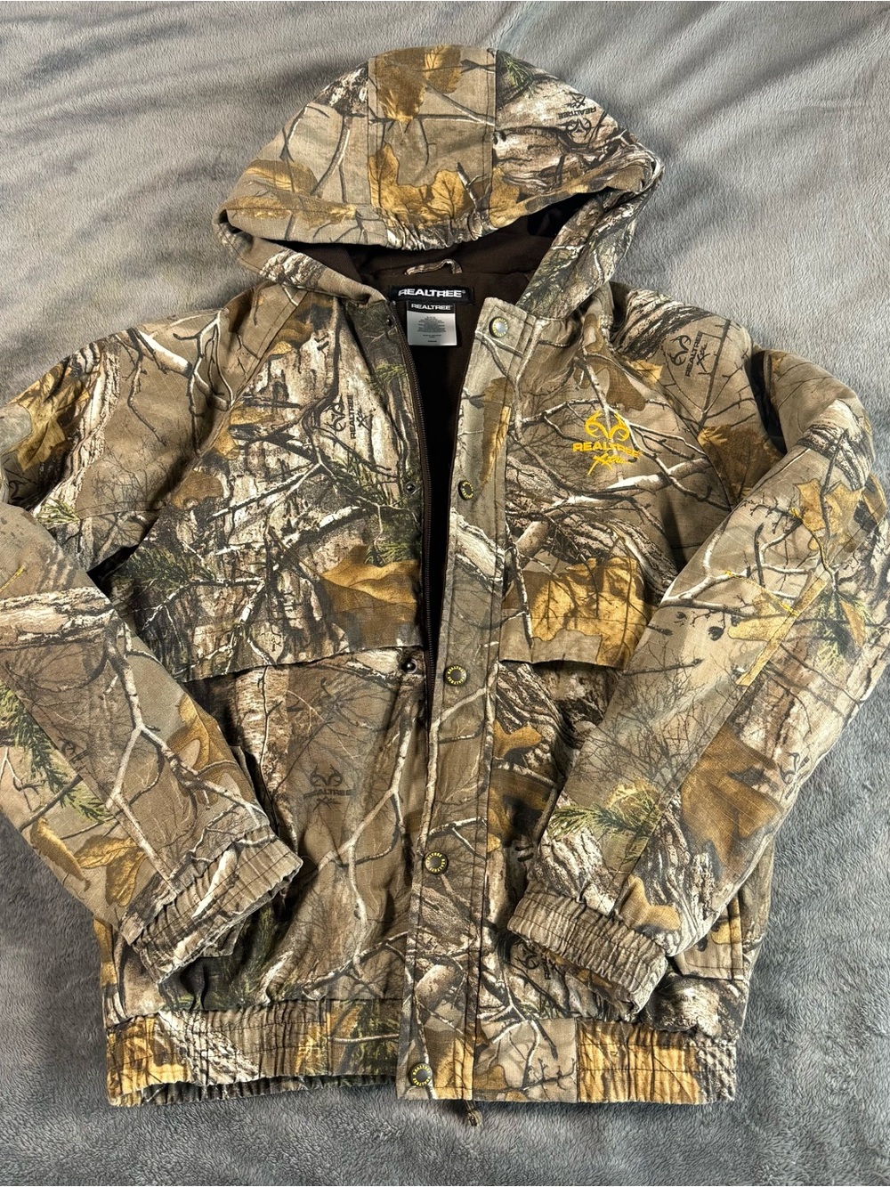 Realtree Kids Camo Hooded Insulated Hunting Jacket Coat
